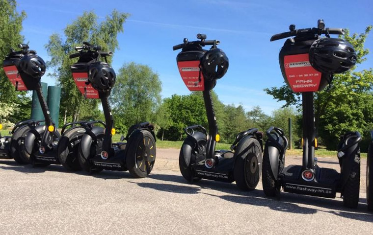 Firmenevent mit Segway-Parcours